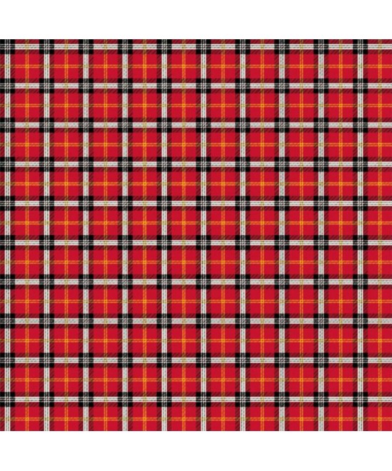 LINO ΜΑΞΙΛΑΡΟΘΗΚΗ TARTAN 401 RED 45X45