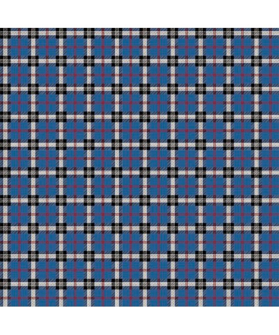 LINO ΜΑΞΙΛΑΡΟΘΗΚΗ TARTAN 602 BLUE 45X45