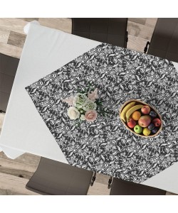 LINO ΚΑΡΕ IZAL 801 BLACK 90Χ90 LINO ΚΑΡΕ IZAL 801 BLACK 90Χ90