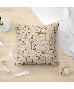 LINO ΜΑΞΙΛΑΡΟΘΗΚΗ KAU 101 BROWN 45X45