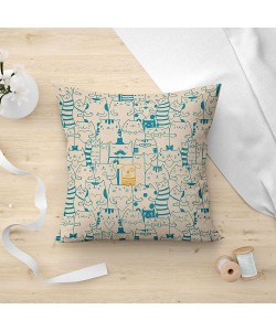 LINO ΜΑΞΙΛΑΡΟΘΗΚΗ KAU 701 BLUE 45X45