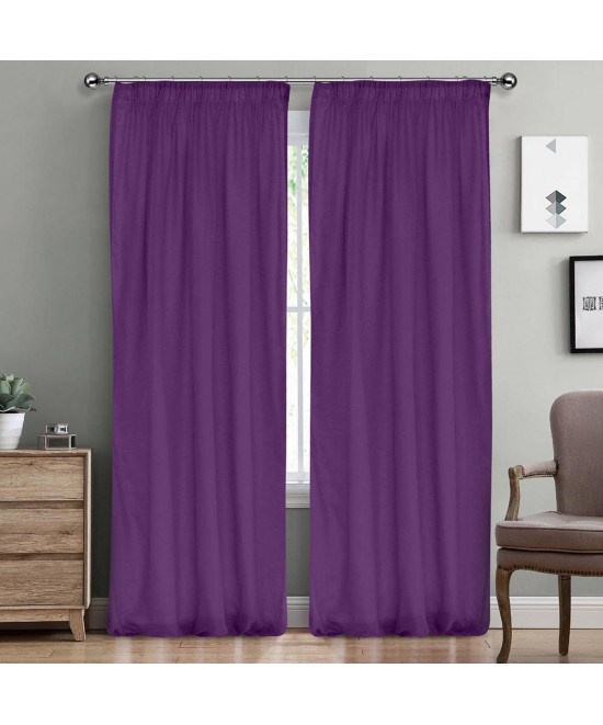 LINO ΚΟΥΡΤΙΝΑ LINE ΜΕ ΤΡΕΣΑ 305 MAUVE 145X295