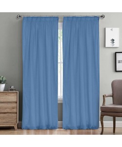 LINO ΚΟΥΡΤΙΝΑ LINE ΜΕ ΤΡΕΣΑ 603 DENIM 145X295