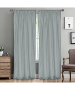 LINO ΚΟΥΡΤΙΝΑ LINE ΜΕ ΤΡΕΣΑ 802 GREY-BLUE 145X295