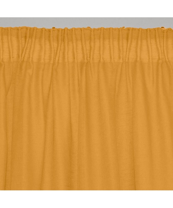 LINO ΚΟΥΡΤΙΝΑ LINE ΜΕ ΤΡΕΣΑ 501 HONEY 145X295 LINO ΚΟΥΡΤΙΝΑ LINE ΜΕ ΤΡΕΣΑ 501 HONEY 145X295