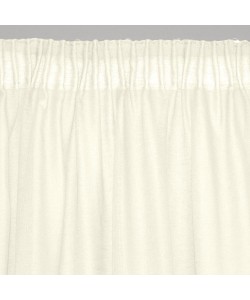 LINO ΚΟΥΡΤΙΝΑ LINE ΜΕ ΤΡΕΣΑ 101 ECRU 145X295 LINO ΚΟΥΡΤΙΝΑ LINE ΜΕ ΤΡΕΣΑ 101 ECRU 145X295