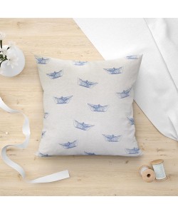 LINO ΜΑΞΙΛΑΡΟΘΗΚΗ PAPER BOAT 601 BLUE 45X45