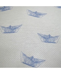 LINO ΜΑΞΙΛΑΡΟΘΗΚΗ PAPER BOAT 601 BLUE 45X45