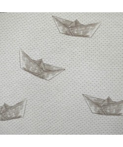 LINO ΜΑΞΙΛΑΡΟΘΗΚΗ PAPER BOAT 801 GREY 45X45