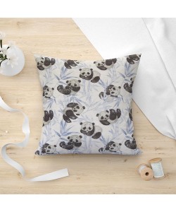 LINO ΜΑΞΙΛΑΡΟΘΗΚΗ PANDA BEAR 601 BLUE 45X45