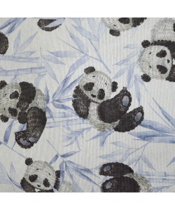 LINO ΜΑΞΙΛΑΡΟΘΗΚΗ PANDA BEAR 601 BLUE 45X45
