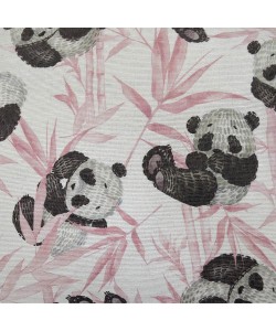 LINO ΜΑΞΙΛΑΡΟΘΗΚΗ PANDA BEAR 301 PINK 45X45