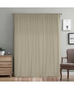 LINO ΚΟΥΡΤΙΝΑ SAMOS ΜΕ ΤΡΕΣΑ C91045 MOCCA 300Χ275