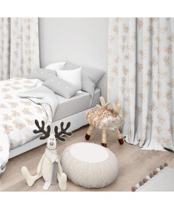 LINO ΚΟΥΡΤΙΝΑ ELLIE 101 ΜΕ ΤΡΕΣΑ BEIGE 135X270 LINO ΚΟΥΡΤΙΝΑ ELLIE 101 ΜΕ ΤΡΕΣΑ BEIGE 135X270