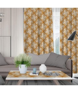 LINO ΚΟΥΡΤΙΝΑ CEST 201 ΜΕ ΤΡΕΣΑ GOLD 135X270 LINO ΚΟΥΡΤΙΝΑ CEST 201 ΜΕ ΤΡΕΣΑ GOLD 135X270