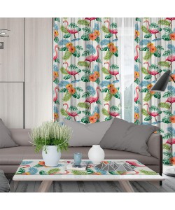 LINO ΚΟΥΡΤΙΝΑ WAIKIKI 701 ΜΕ ΤΡΕΣΑ WHITE 135x270 LINO ΚΟΥΡΤΙΝΑ WAIKIKI 701 ΜΕ ΤΡΕΣΑ WHITE 135x270