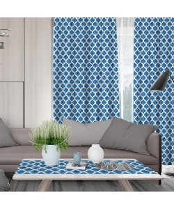 LINO ΚΟΥΡΤΙΝΑ CELL 601 ΜΕ ΤΡΕΣΑ BLUE 135X270 LINO ΚΟΥΡΤΙΝΑ CELL 601 ΜΕ ΤΡΕΣΑ BLUE 135X270