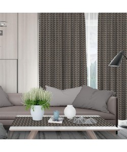 LINO ΚΟΥΡΤΙΝΑ CORTEO 850 ΜΕ ΤΡΕΣΑ BLACK 135X270 LINO ΚΟΥΡΤΙΝΑ CORTEO 850 ΜΕ ΤΡΕΣΑ BLACK 135X270