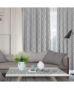 LINO ΚΟΥΡΤΙΝΑ KENZO 802 ΜΕ ΤΡΕΣΑ GREY 135X270 LINO ΚΟΥΡΤΙΝΑ KENZO 802 ΜΕ ΤΡΕΣΑ GREY 135X270