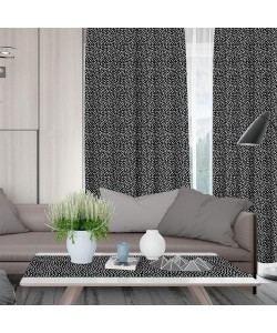 LINO ΚΟΥΡΤΙΝΑ SEED 850 ΜΕ ΤΡΕΣΑ BLACK 135X270 LINO ΚΟΥΡΤΙΝΑ SEED 850 ΜΕ ΤΡΕΣΑ BLACK 135X270