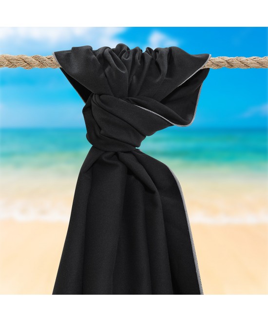 LINO ΠΕΤΣΕΤΑ ΘΑΛΑΣΣΗΣ KELEN BLACK 80X160 LINO ΠΕΤΣΕΤΑ ΘΑΛΑΣΣΗΣ KELEN BLACK 80X160