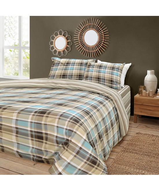 LINO ΣΕΤ ΠΑΠΛΩΜΑΤΟΘΗΚΗ REVON AQUA 220X240 LINO ΣΕΤ ΠΑΠΛΩΜΑΤΟΘΗΚΗ REVON AQUA 220X240