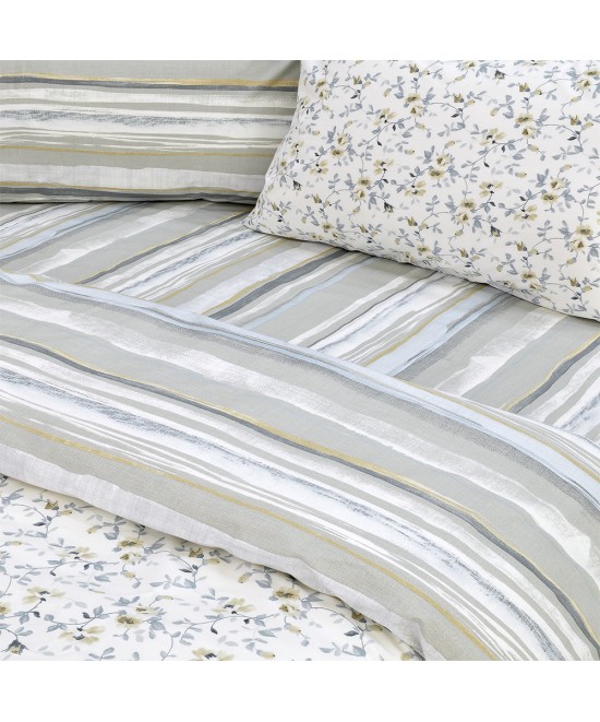 LINO ΣΕΤ ΠΑΠΛΩΜΑΤΟΘΗΚΗ AGNE GREY FLANNEL 220X240 LINO ΣΕΤ ΠΑΠΛΩΜΑΤΟΘΗΚΗ AGNE GREY FLANNEL 220X240
