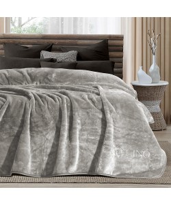 LINO ΚΟΥΒΕΡΤΑ VELLUT GREY 220X240