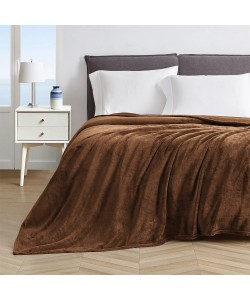 LINO ΚΟΥΒΕΡΤΑ ΒΕΛΟΥΤΕ PELLO BROWN 220X240