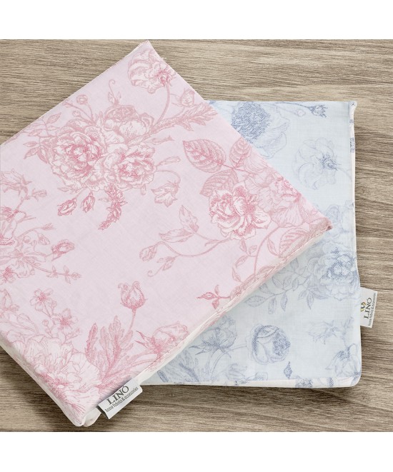 LINO ΣΕΤ ΠΑΠΛΩΜΑΤΟΘΗΚΗ VILLE PINK 220Χ240