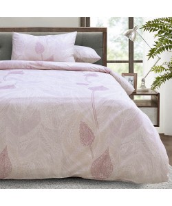 LINO ΣΕΤ ΠΑΠΛΩΜΑΤΟΘΗΚΗ JACQUARD MAUVE 160Χ240