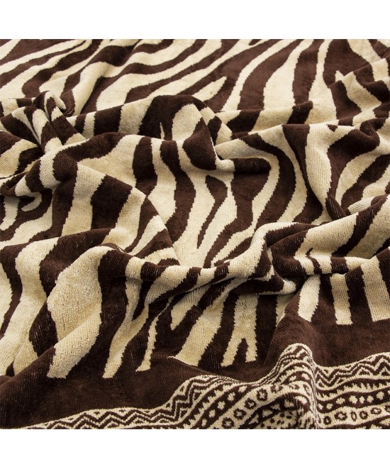 LINO ΠΕΤΣΕΤΑ ΘΑΛΑΣΣΗΣ AFRICAN BROWN 86X160 LINO ΠΕΤΣΕΤΑ ΘΑΛΑΣΣΗΣ AFRICAN BROWN 86X160