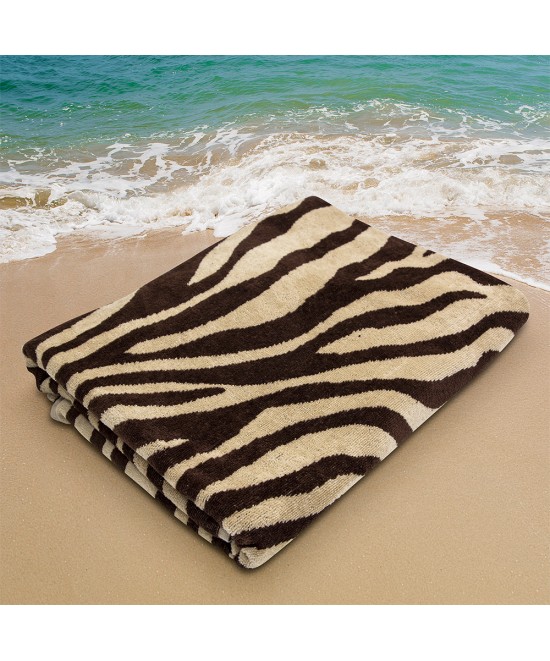 LINO ΠΕΤΣΕΤΑ ΘΑΛΑΣΣΗΣ AFRICAN BROWN 86X160 LINO ΠΕΤΣΕΤΑ ΘΑΛΑΣΣΗΣ AFRICAN BROWN 86X160