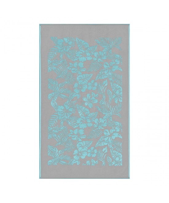 LINO ΠΕΤΣΕΤΑ ΘΑΛΑΣΣΗΣ FIORRE LGREY-AQUA 86X160 LINO ΠΕΤΣΕΤΑ ΘΑΛΑΣΣΗΣ FIORRE LGREY-AQUA 86X160