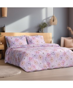 LINO ΣΕΤ ΠΑΠΛΩΜΑΤΟΘΗΚΗ BLUME LILAC 160X240