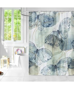 LINO ΚΟΥΡΤΙΝΑ ΜΠΑΝΙΟΥ PAPILIA 180X200 LINO ΚΟΥΡΤΙΝΑ ΜΠΑΝΙΟΥ PAPILIA 180X200