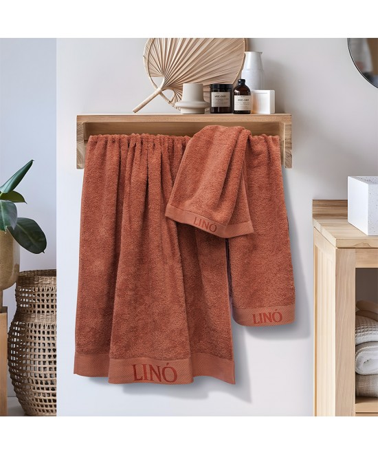 LINO ΠΕΤΣΕΤΑ BRANDY TERRACOTTA 80X150