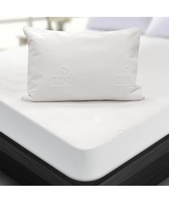 LINO ΕΠΙΣΤΡΩΜΑ JACQUARD WHITE 70X140+20 LINO ΕΠΙΣΤΡΩΜΑ JACQUARD WHITE 70X140+20