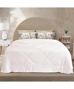 LINO ΚΟΥΒΕΡΤΟΠΑΠΛΩΜΑ DANIA ECRU 160X220