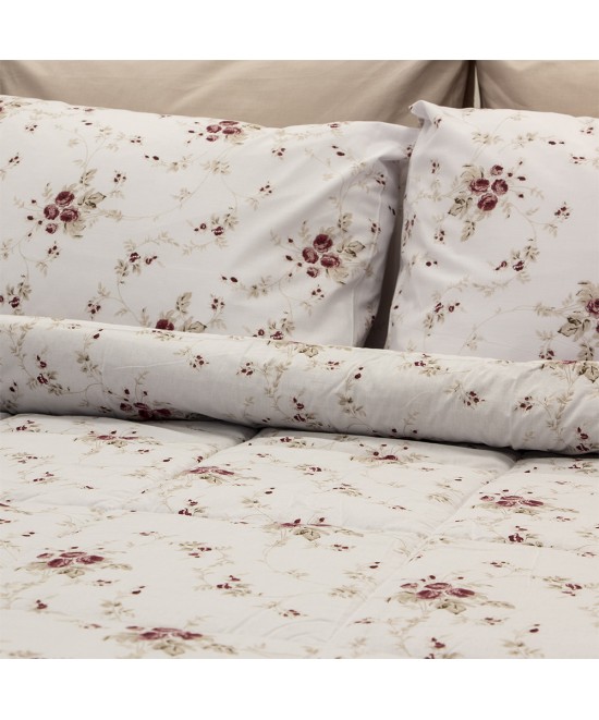 LINO ΠΑΠΛΩΜΑ ROSALIE RED 160X240 LINO ΠΑΠΛΩΜΑ ROSALIE RED 160X240