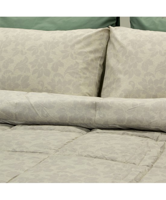 LINO ΣΕΤ ΣΕΝΤΟΝΙΑ GARDENIA TAUPE 165X200+30