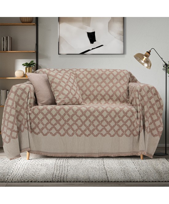 LINO ΡΙΧΤΑΡΙ MILTO DUSTY PINK 180X250 LINO ΡΙΧΤΑΡΙ MILTO DUSTY PINK 180X250