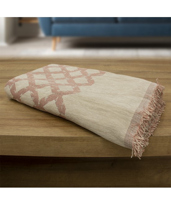 LINO ΡΙΧΤΑΡΙ MILTO DUSTY PINK 180X250 LINO ΡΙΧΤΑΡΙ MILTO DUSTY PINK 180X250