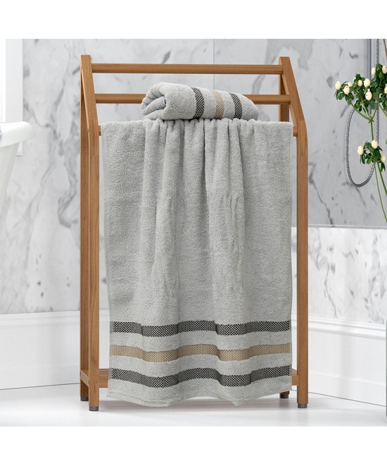 LINO ΠΕΤΣΕΤΑ BAHO GREY 50X90 LINO ΠΕΤΣΕΤΑ BAHO GREY 50X90