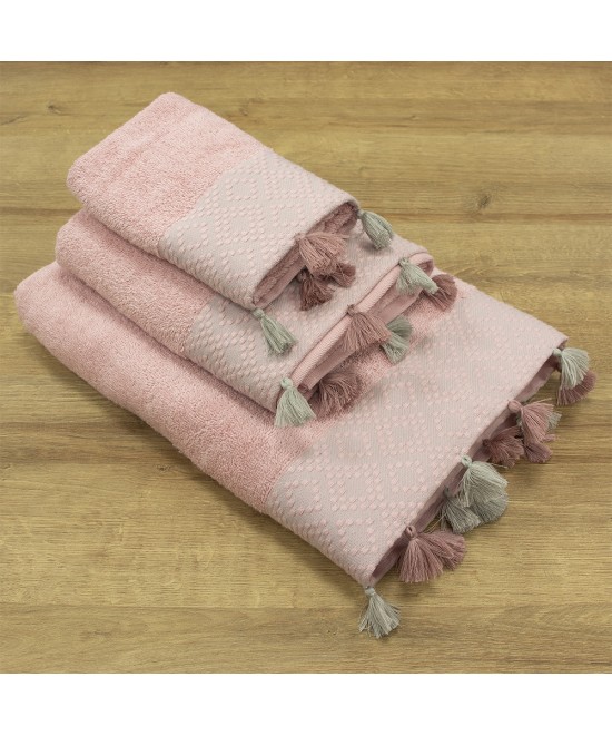 LINO ΣΕΤ ΠΕΤΣΕΤΕΣ TULLE PINK 3ΤΜΧ