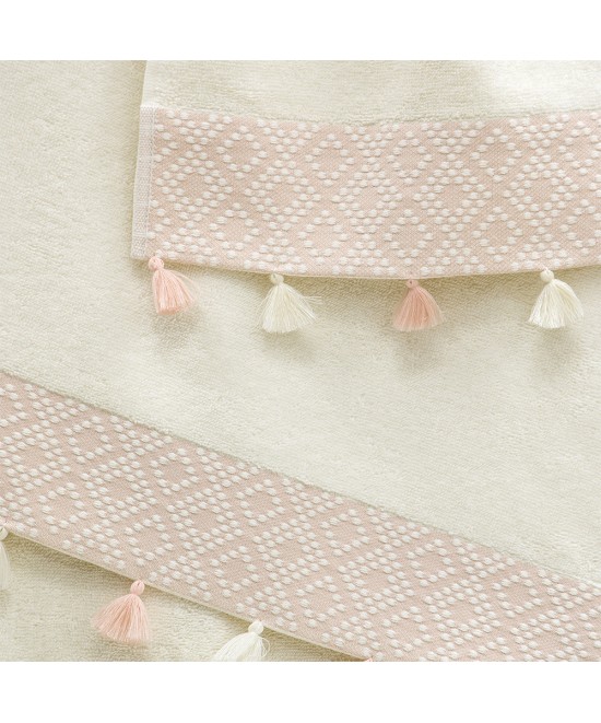 LINO ΣΕΤ ΠΕΤΣΕΤΕΣ TULLE  BEIGE 3ΤΜΧ