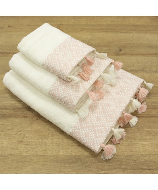 LINO ΣΕΤ ΠΕΤΣΕΤΕΣ TULLE  BEIGE 3ΤΜΧ