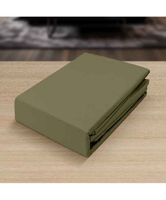 LINO ΣΕΤ ΣΕΝΤΟΝΙΑ BASICO KHAKI 170X260 LINO ΣΕΤ ΣΕΝΤΟΝΙΑ BASICO KHAKI 170X260