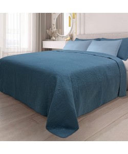 LINO ΚΟΥΒΕΡΛΙ LIGERO DPETROL 220X240 LINO ΚΟΥΒΕΡΛΙ LIGERO DPETROL 220X240