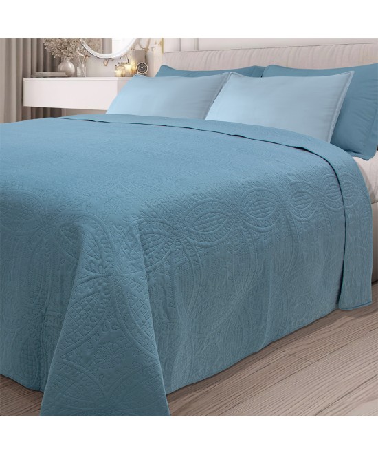 LINO ΚΟΥΒΕΡΛΙ LIGERO LPETROL 220X240 LINO ΚΟΥΒΕΡΛΙ LIGERO LPETROL 220X240
